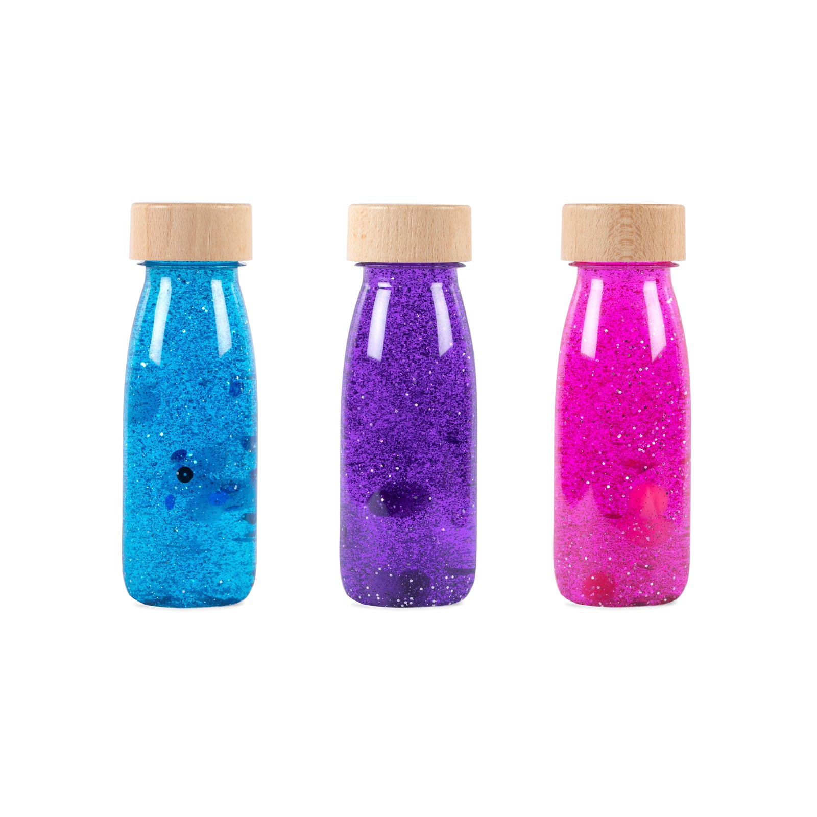 Petit Boum - Set van 3 Sensorische flessen - Magic