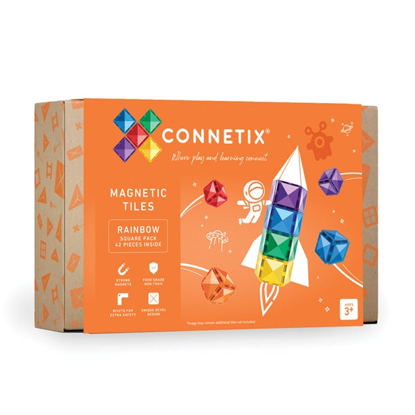 Connetix - Square Pack 42 stuks - magnetisch constructiespeelgoed