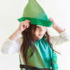 Sarah's Silks - verkleedkleding - groene hoed - 3-5 jaar