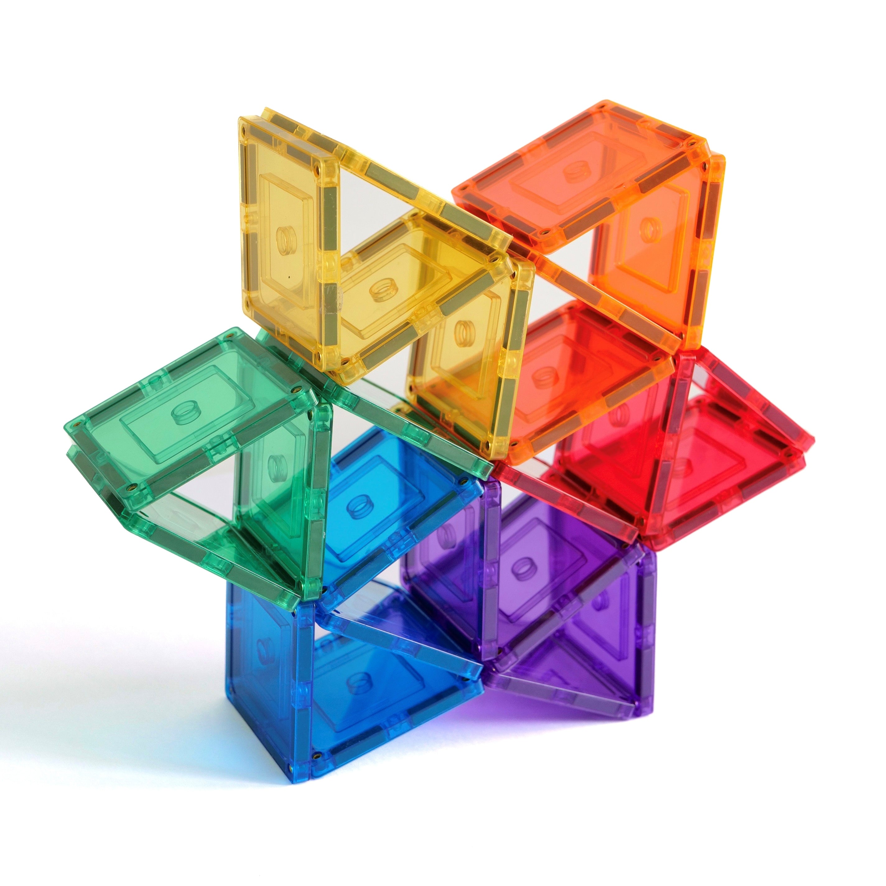 Learn And Grow - Magnetisch constructiespeelgoed Square Pack - 36 stuks