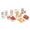 Tender Leaf Toys - Houten poppenhuis gemeubileerd - Foxtail villa roze