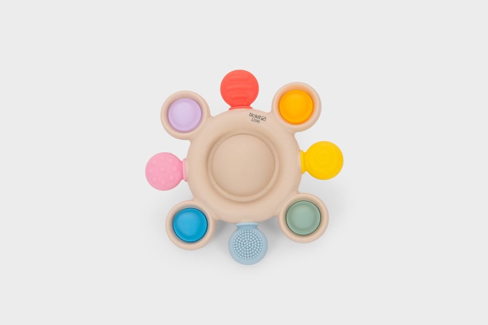 Balles sensorielles SiliSoft - Pack de 5 - Silicone Arc-en-ciel - Balle et jouet sensoriel - Achat & prix
