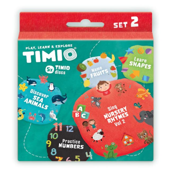 Timio - uitbreidingsset - disk set nummer 2 - 5 stuks