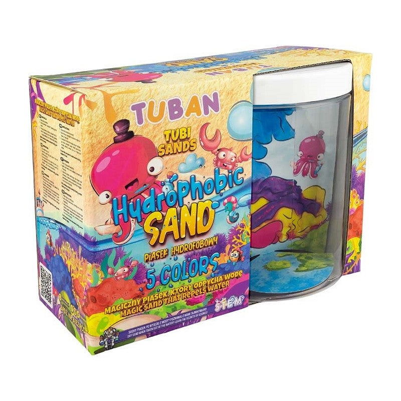 Tuban - Hydrofobe zandset 5 kleuren met watercontainer