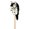 ByAstrup - Stokpaard Wit met zwart Gestippeld in rugzak