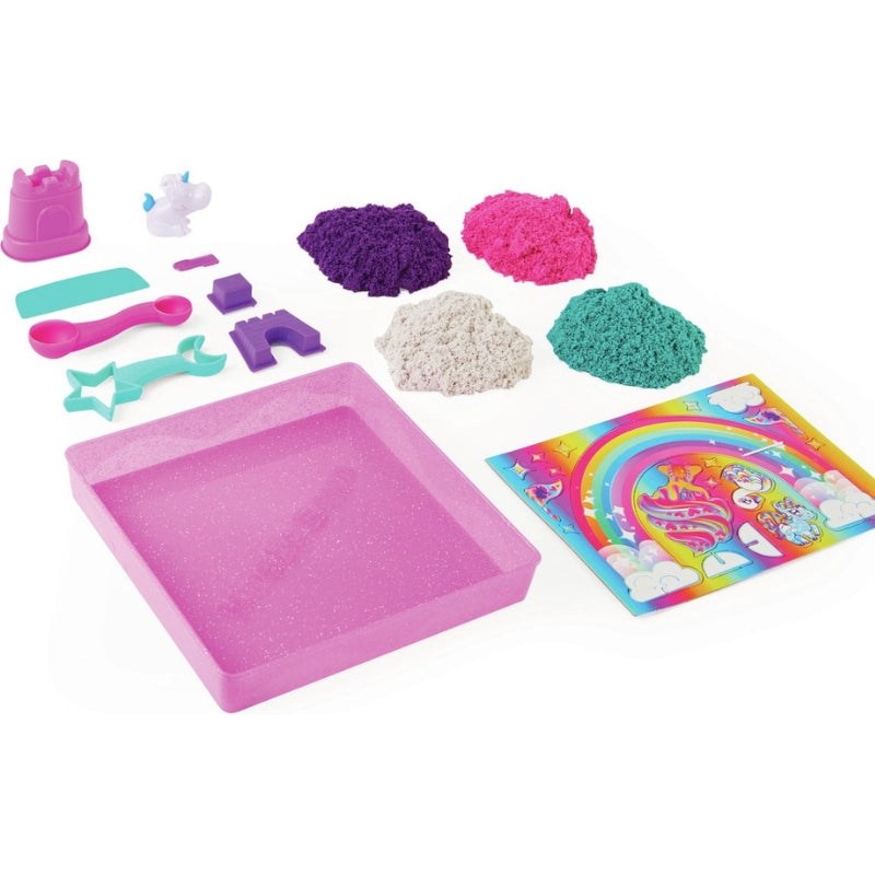 Relevant Play - Kinetisch Zand Glitter Eenhoornset 4 kleuren - 907 gram