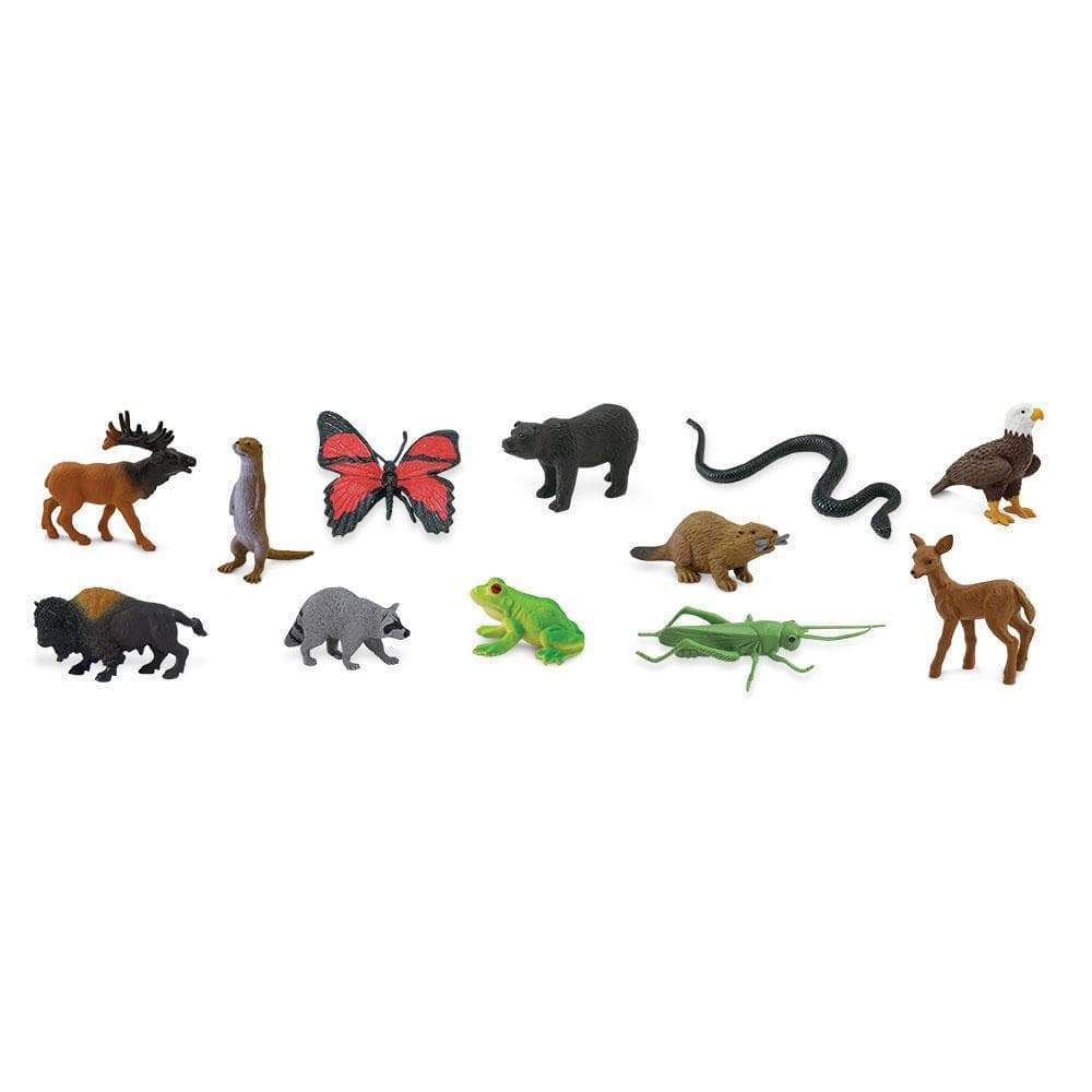 Speelfiguren Bosdieren Toob - Safari Ltd 12 stuks