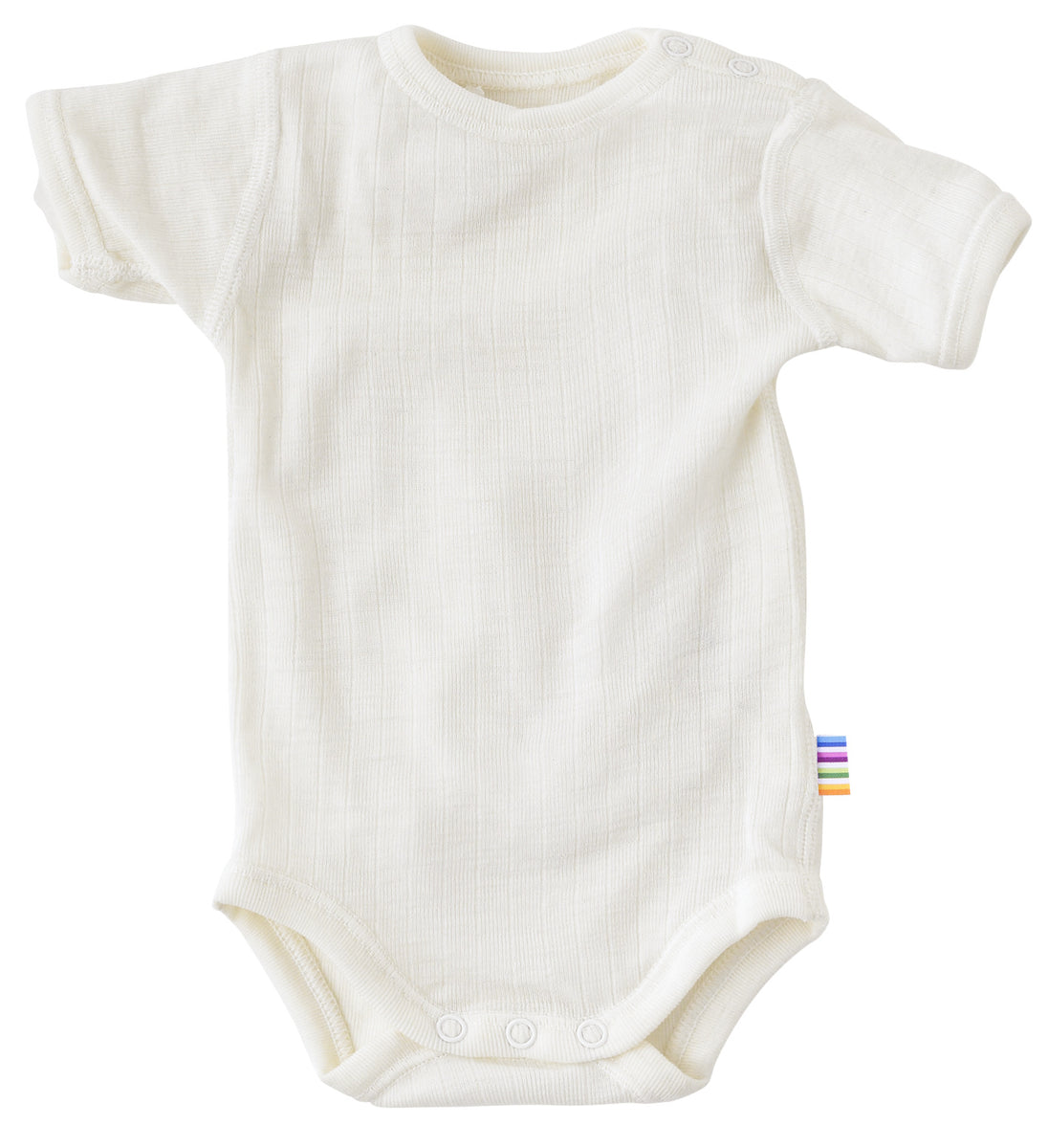Joha 100% wol korte mouw romper Naturel – Kinder Wonderland