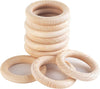 TickiT - houten ringen 7cm (10 stuks)