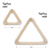 Houten balansbalk-driehoek  'TipiToo' (mini 3x58 cm) - Ette Tete