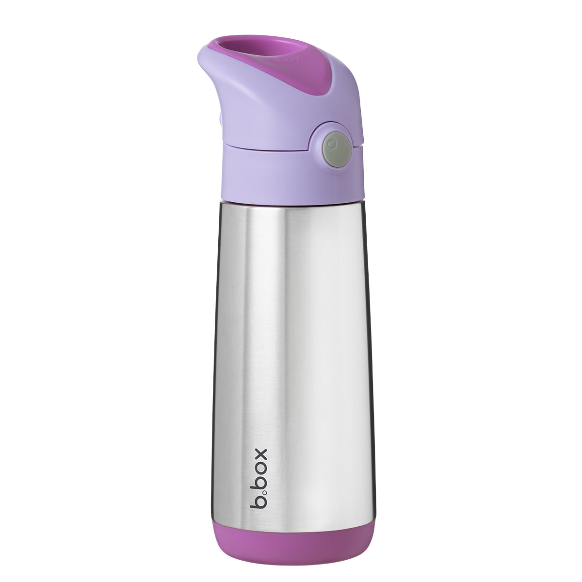 b.box - Geïsoleerde drinkfles met rietje 500 ml - sugar plum