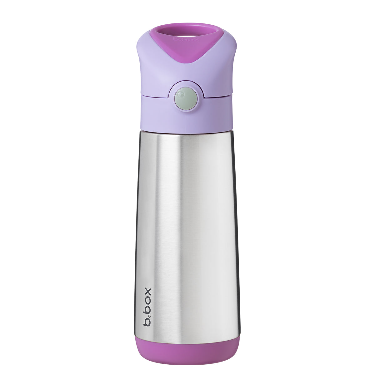 b.box - Geïsoleerde drinkfles met rietje 500 ml - sugar plum
