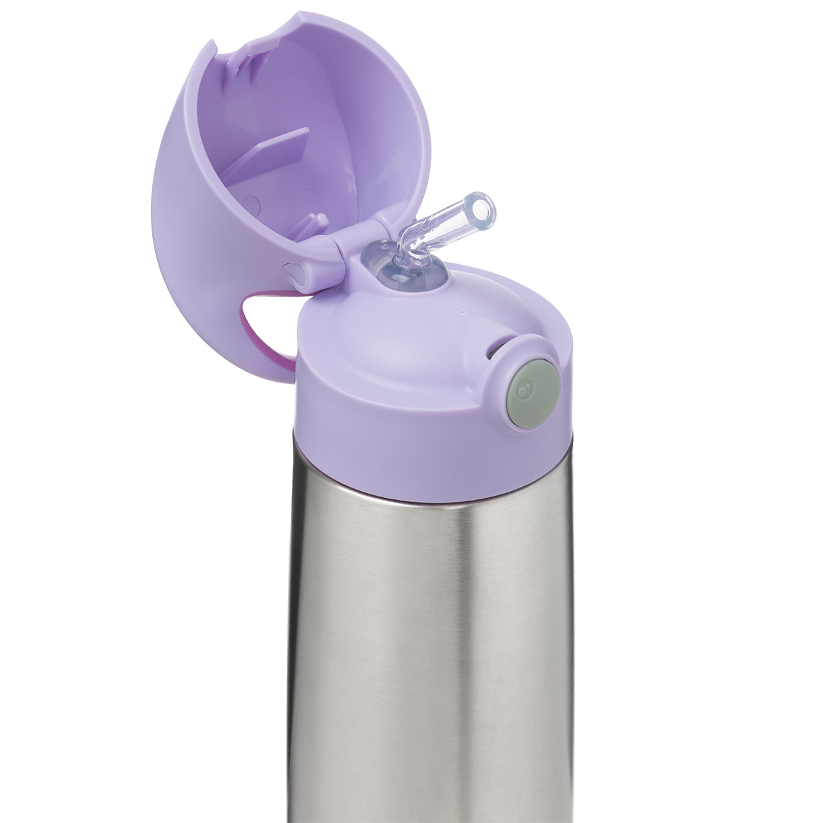b.box - Geïsoleerde drinkfles met rietje 500 ml - sugar plum