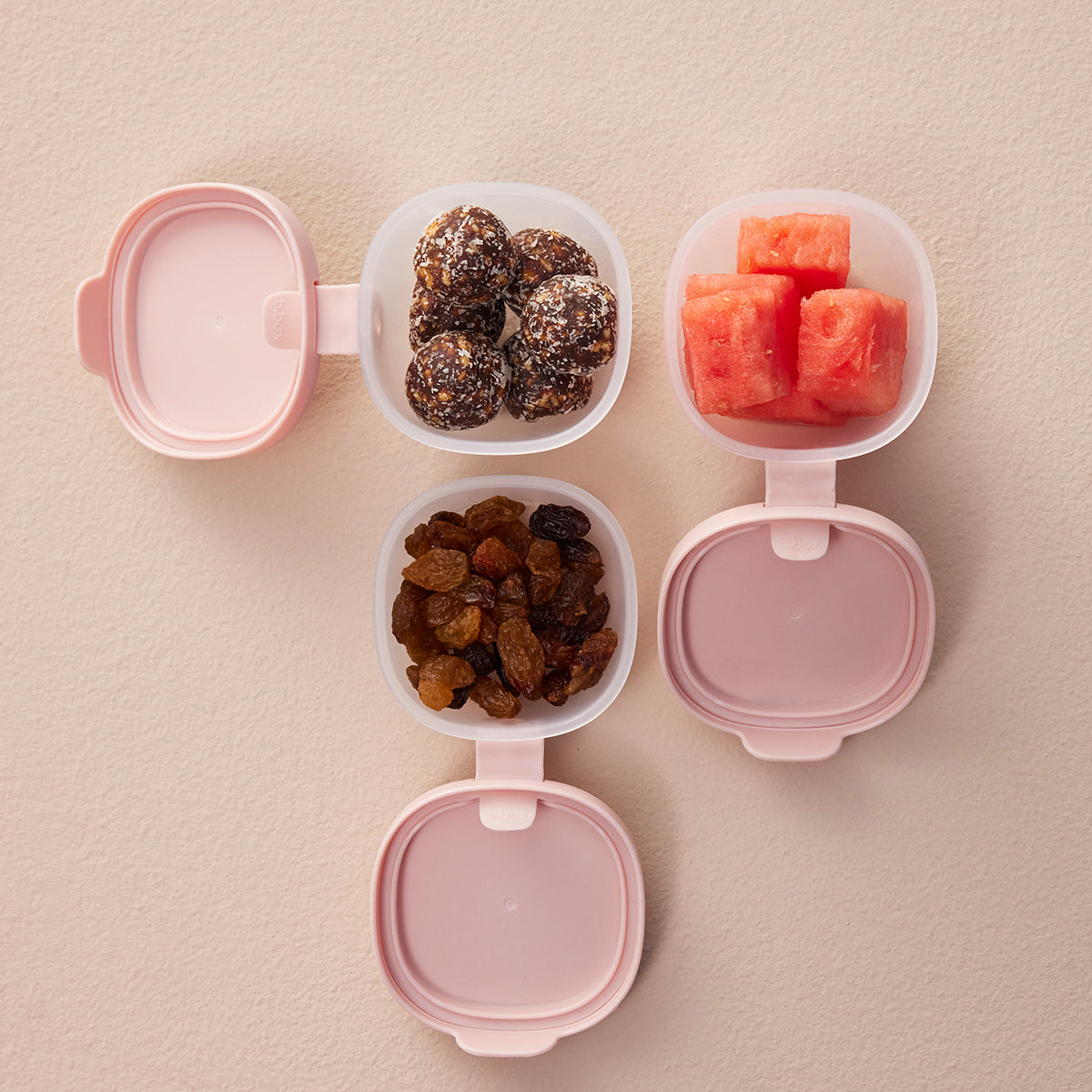 b.box - Snackbakjes set 3 stuks berry