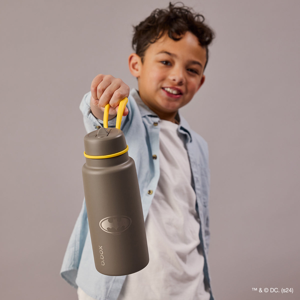 b.box - Batman geïsoleerde drinkfles met klapdeksel 1 liter