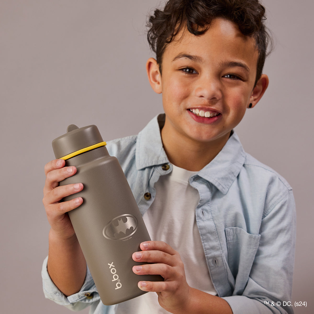 b.box - Batman geïsoleerde drinkfles met klapdeksel 1 liter