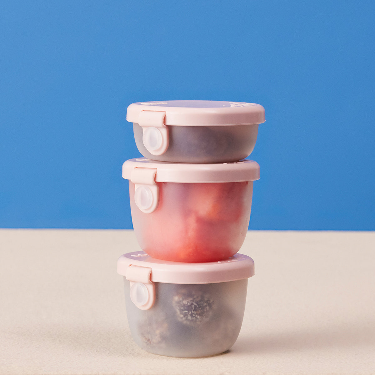 b.box - Snackbakjes set 3 stuks berry