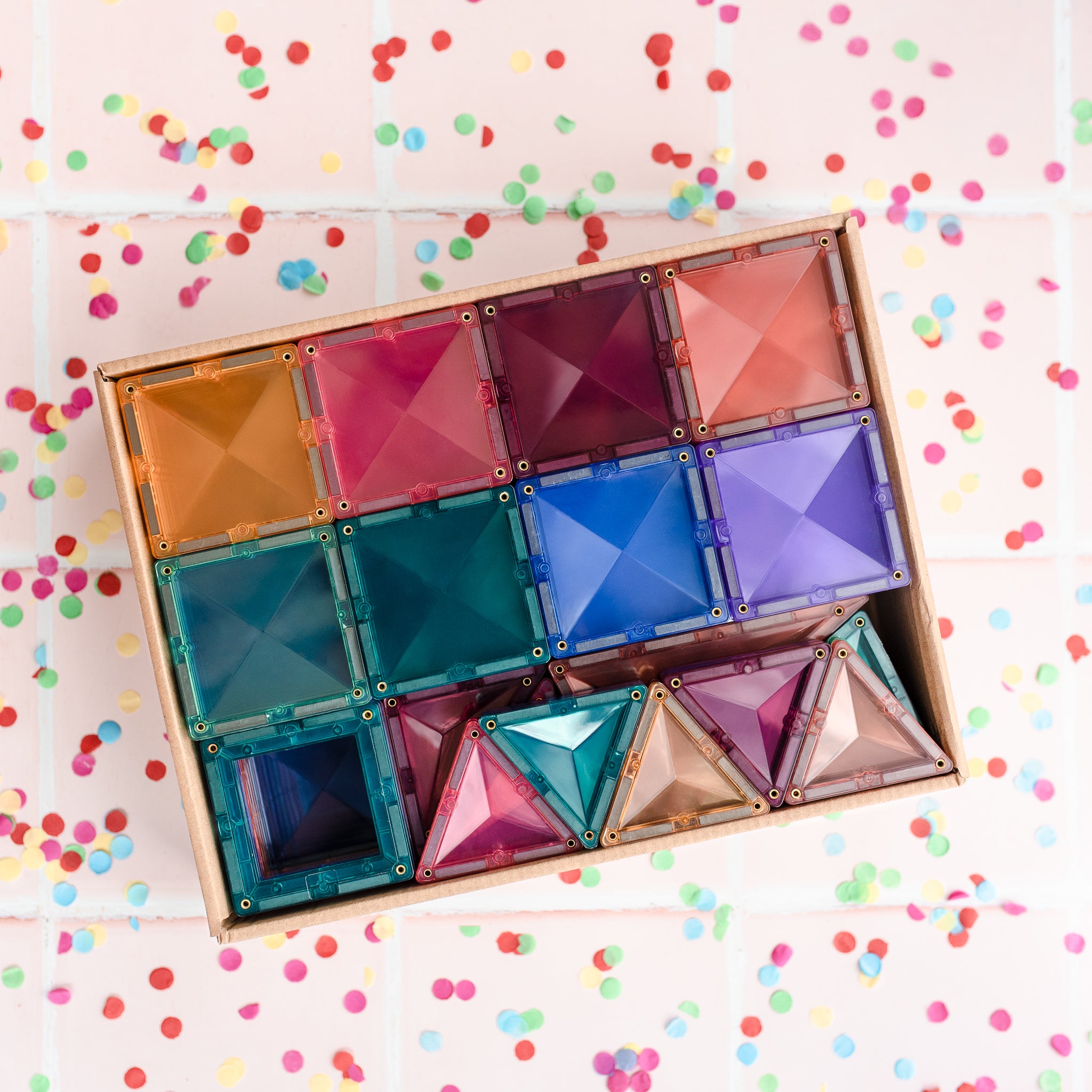 CONNETIX - Creative Pack Pastel 120 stuks - magnetisch constructiespeelgoed