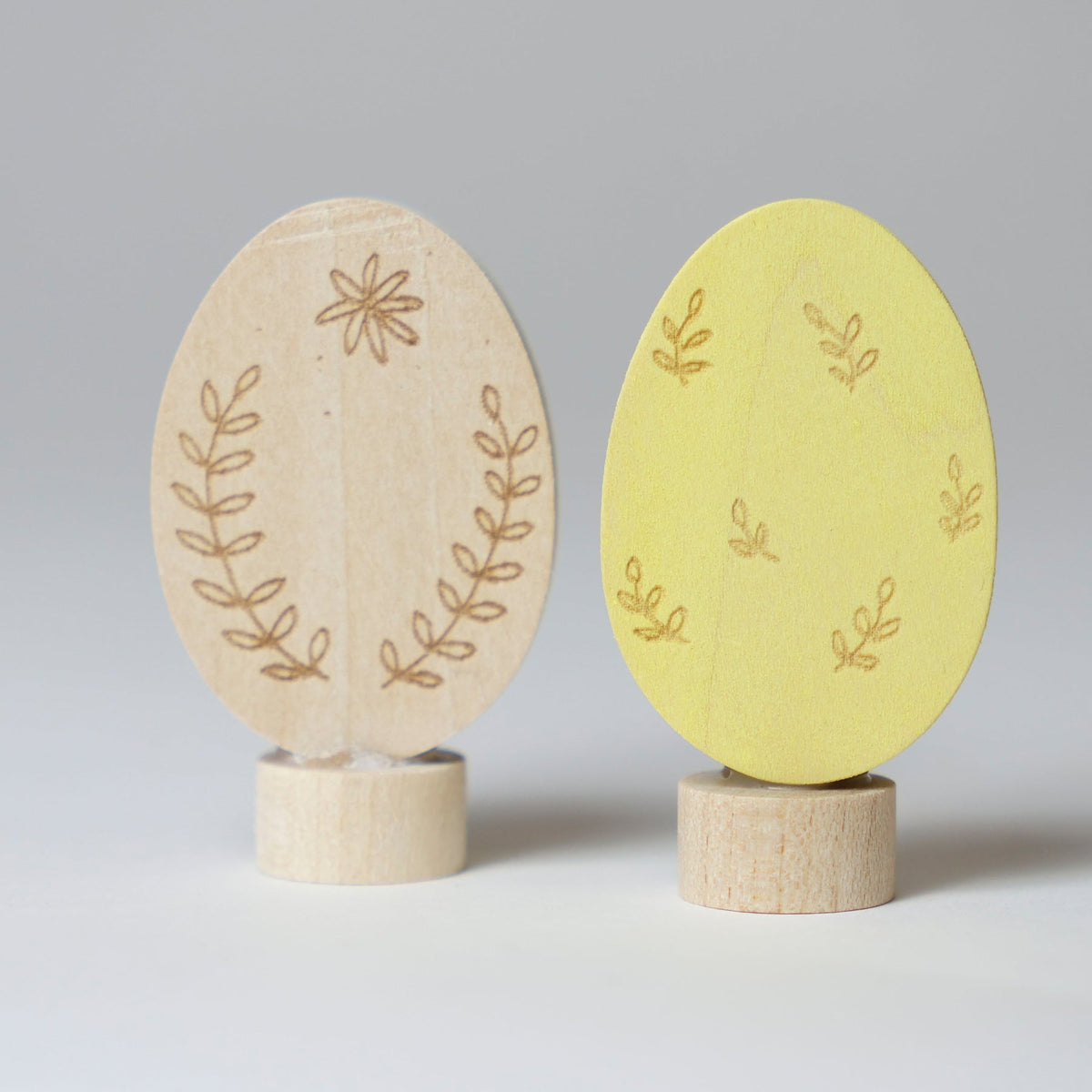 Grimm's - Paaseieren Duo Ornament – decoratiesteker set van 2