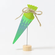 Grimm's - Decoratiefiguur Schoolzakje Neongroen