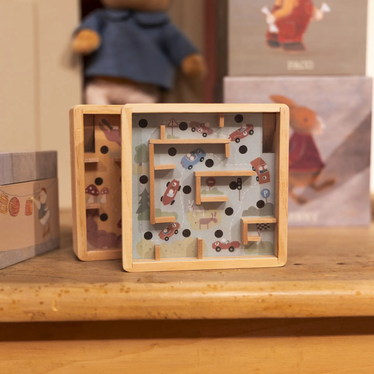 Egmont Toys - Mini houten doolhof - assorti, 1 stuks