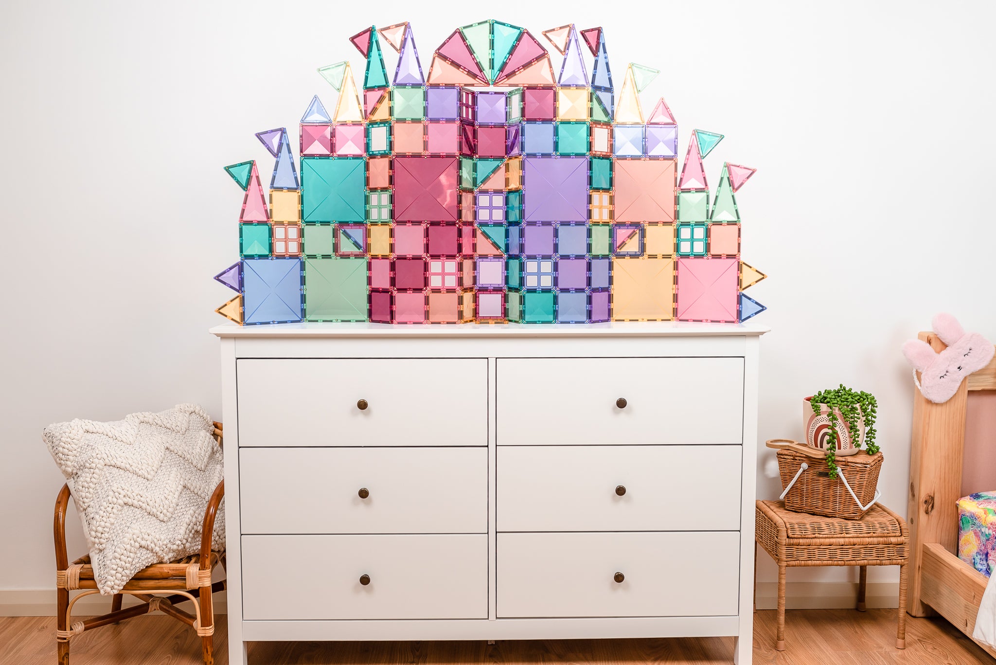 CONNETIX - Creative Pack Pastel 120 stuks - magnetisch constructiespeelgoed