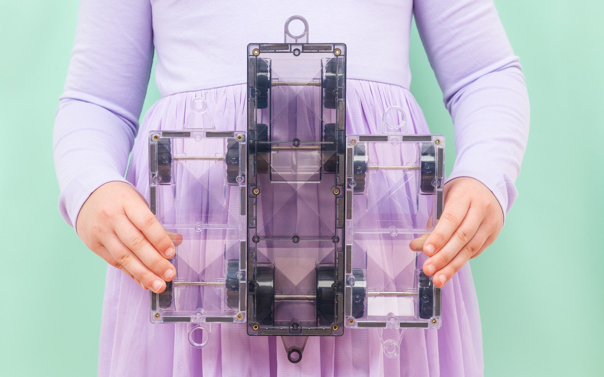 CONNETIX - Pastel Transport 50 stuks - magnetisch constructiespeelgoed