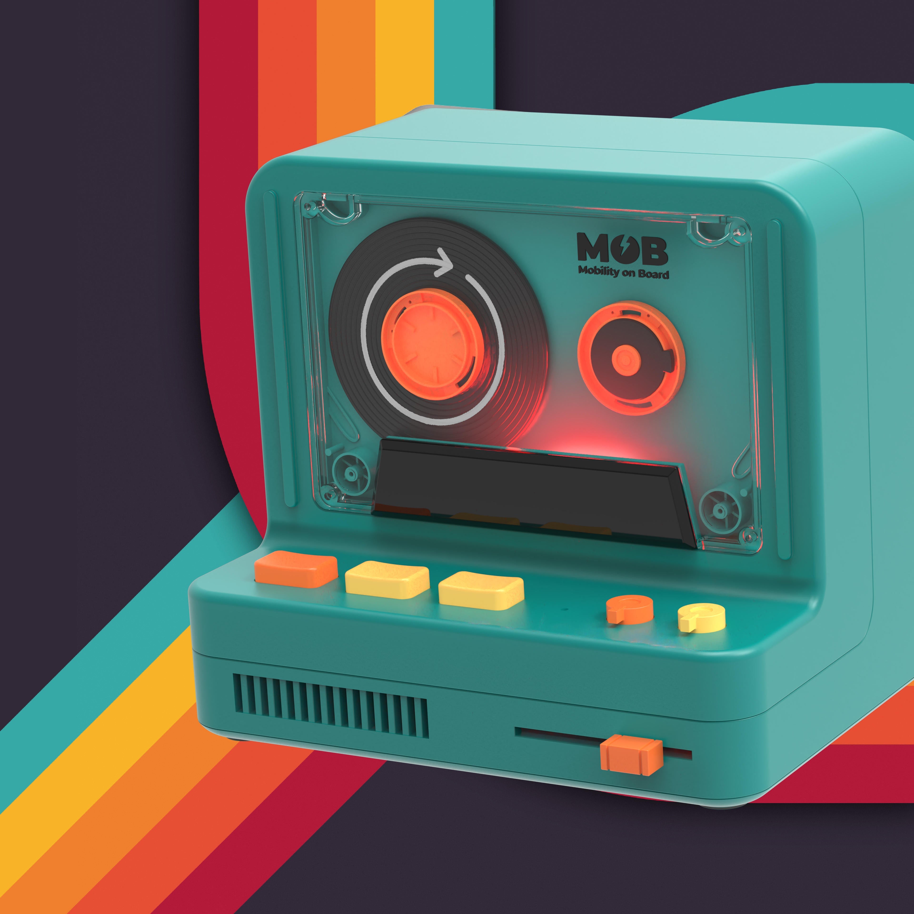 MOB - RS-80 Bluetooth speaker - Blauw