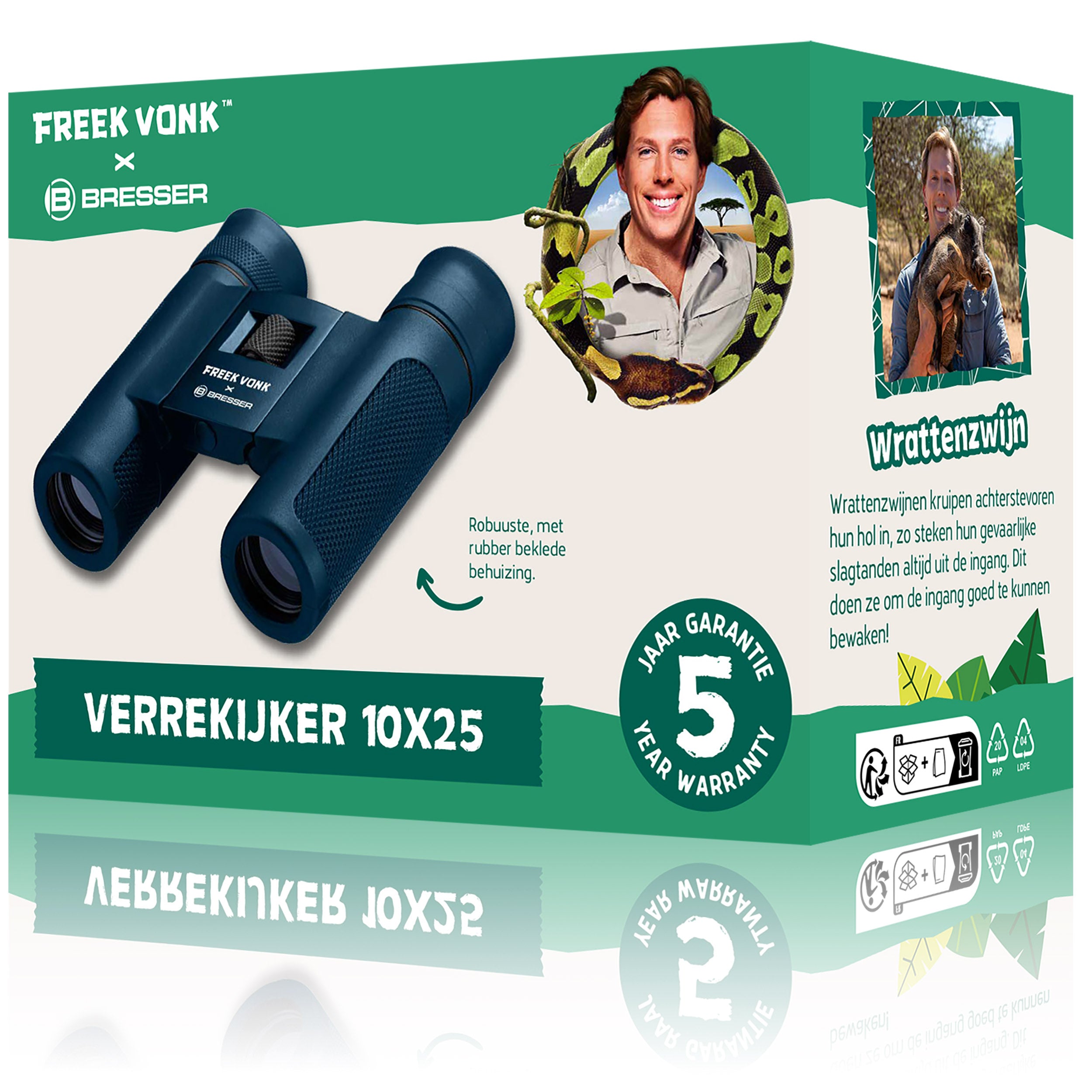 Freek Vonk - Verrekijker 10x25 voor kinderen - Bresser