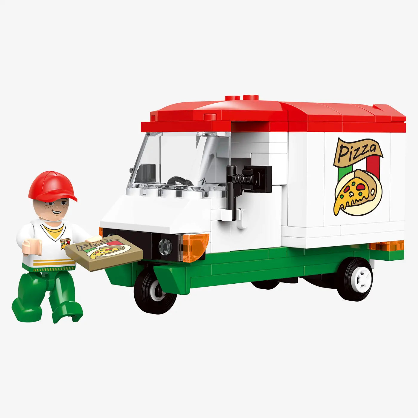 BlueBrixx - Pizza Bestelling (135 bouwstenen) 6+ jaar - bouwset