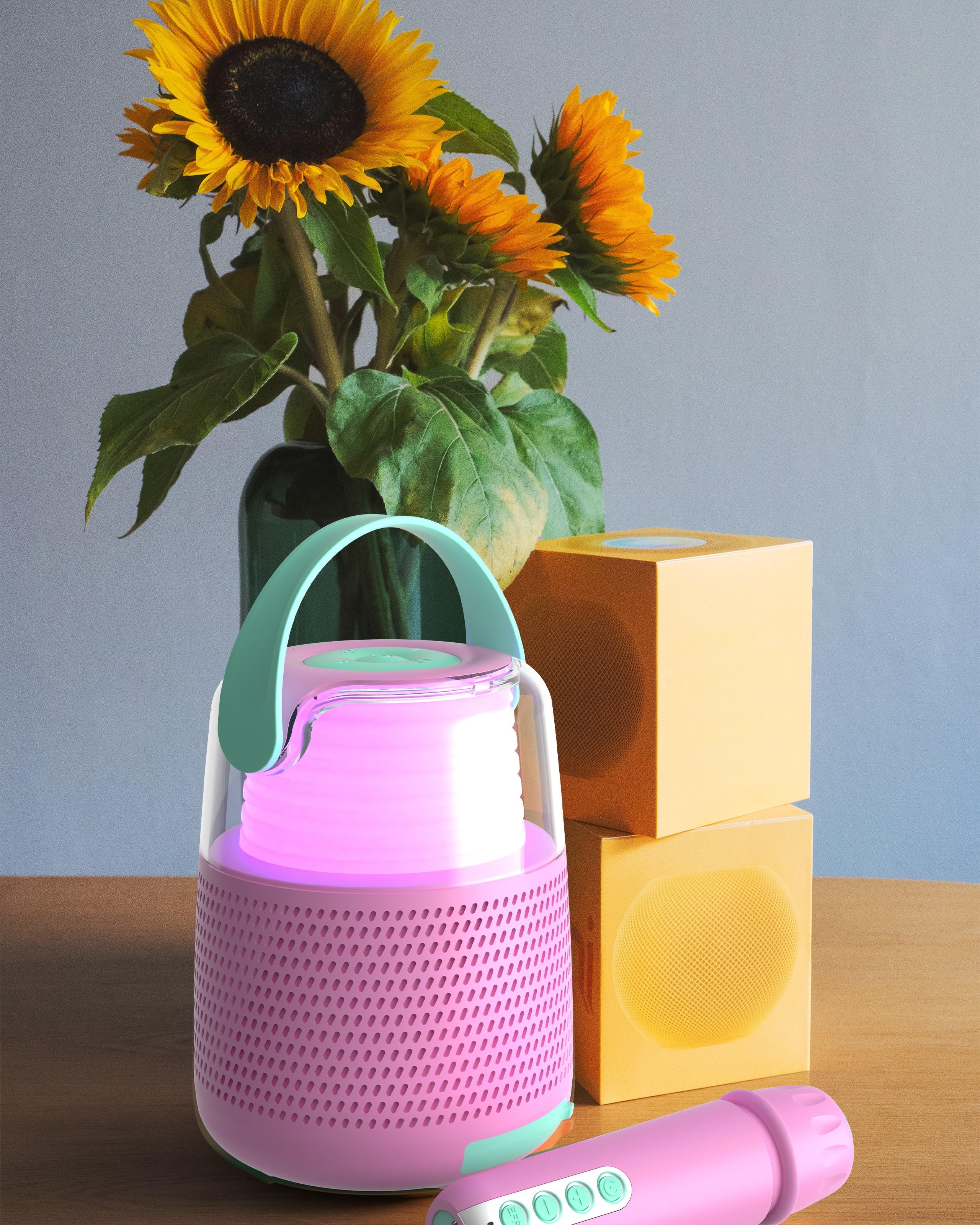 MOB - KS-80 karaoke speaker - Roze