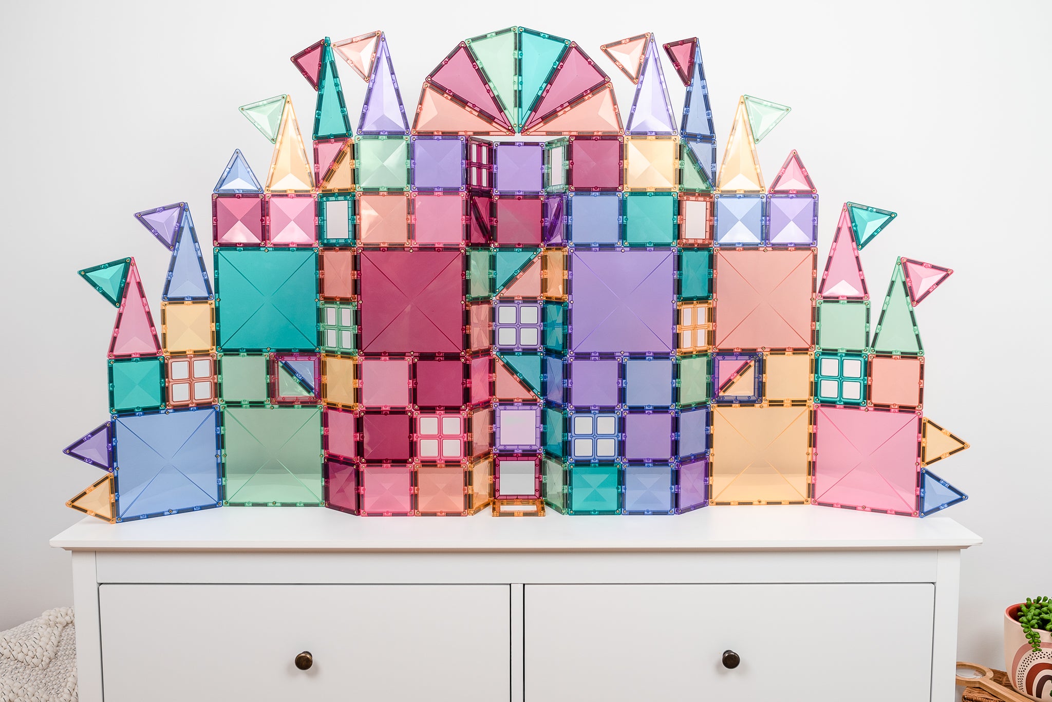 CONNETIX - Creative Pack Pastel 120 stuks - magnetisch constructiespeelgoed