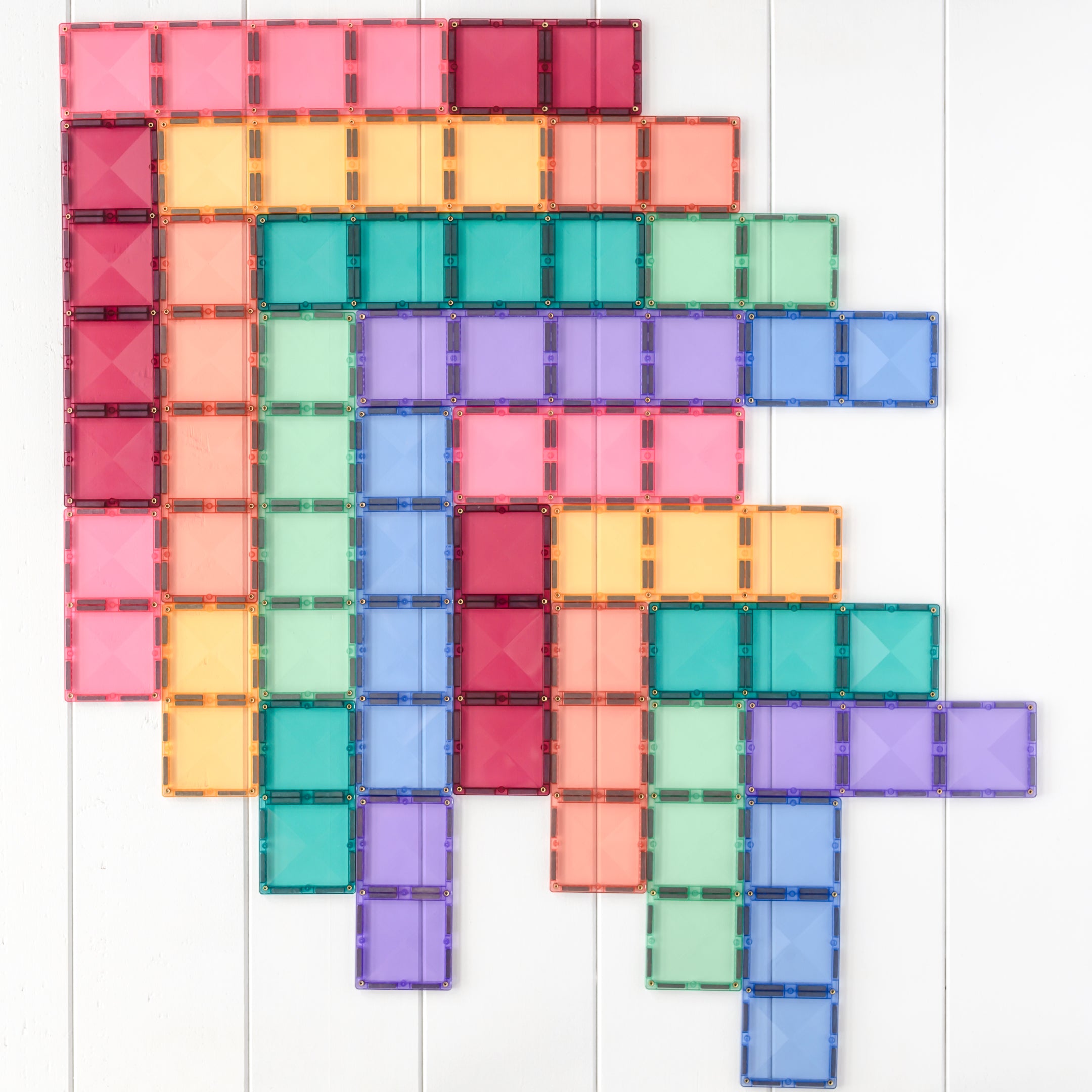 CONNETIX - Pastel Rectangle Pack 24 stuks - magnetisch constructiespeelgoed