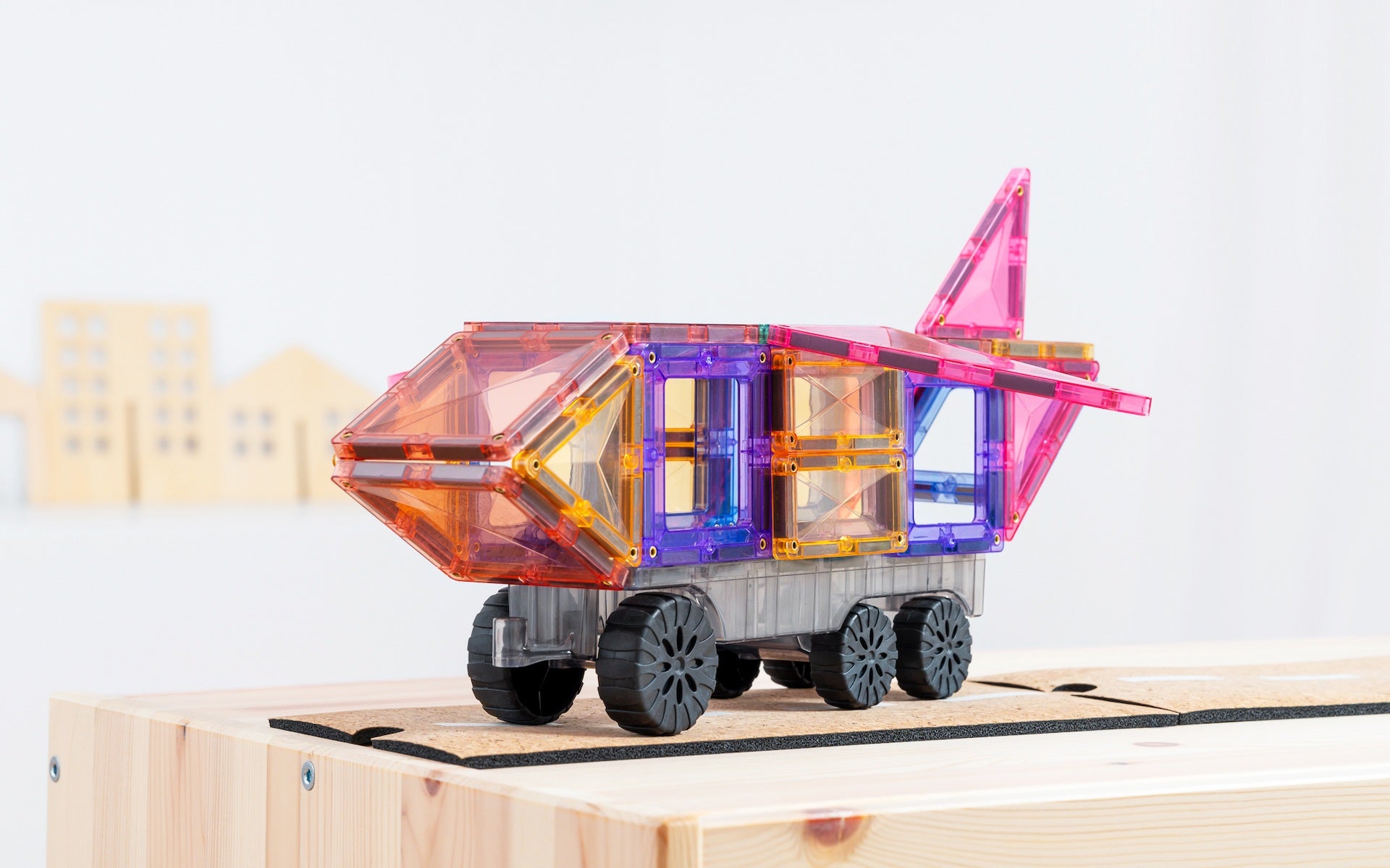 CONNETIX - Pastel Transport 50 stuks - magnetisch constructiespeelgoed