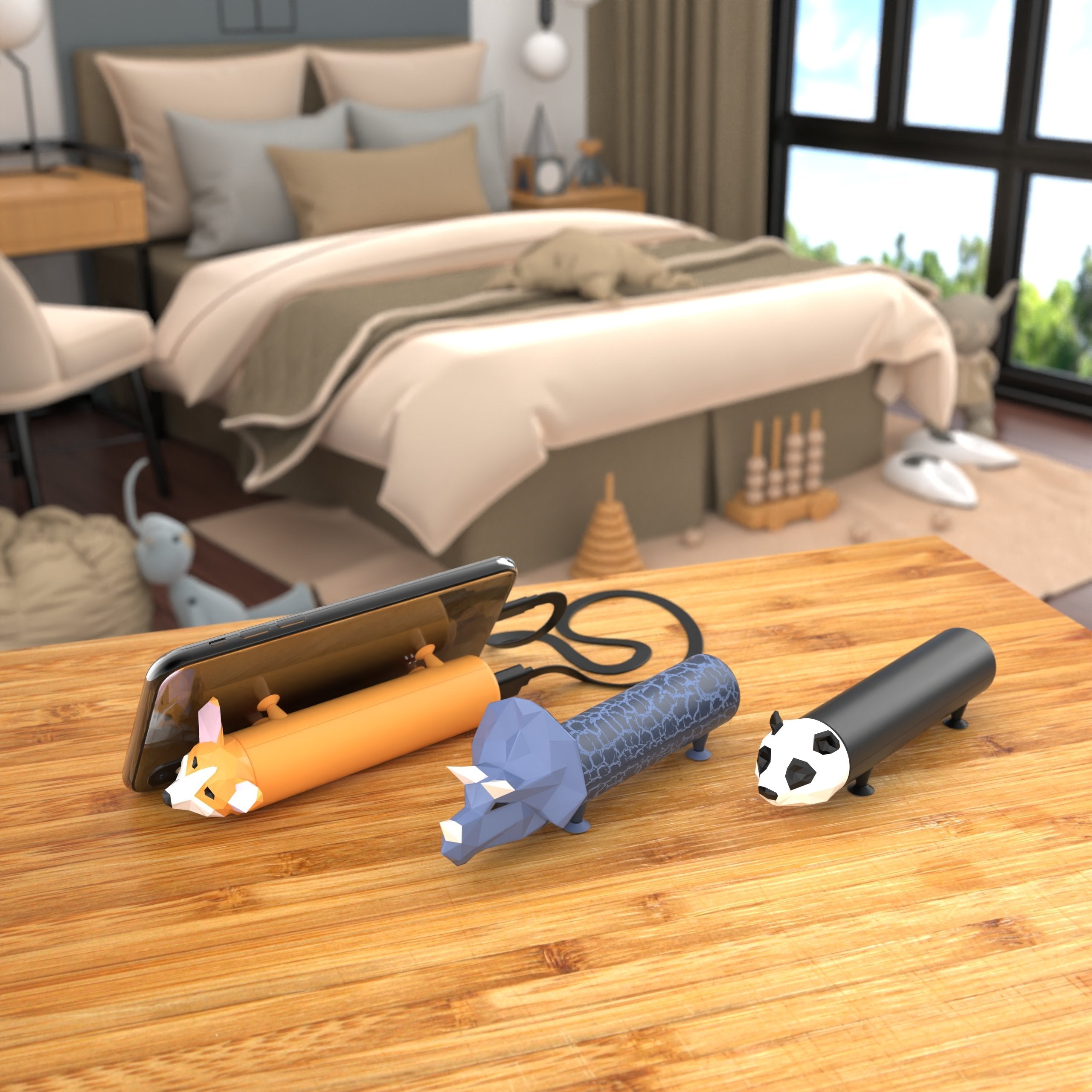 MOB - Power Pets powerbank 4800 mAh - Dino