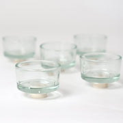 Grimm's - Theelichthouders glas voor jaarring en spiraal (5 stuks)