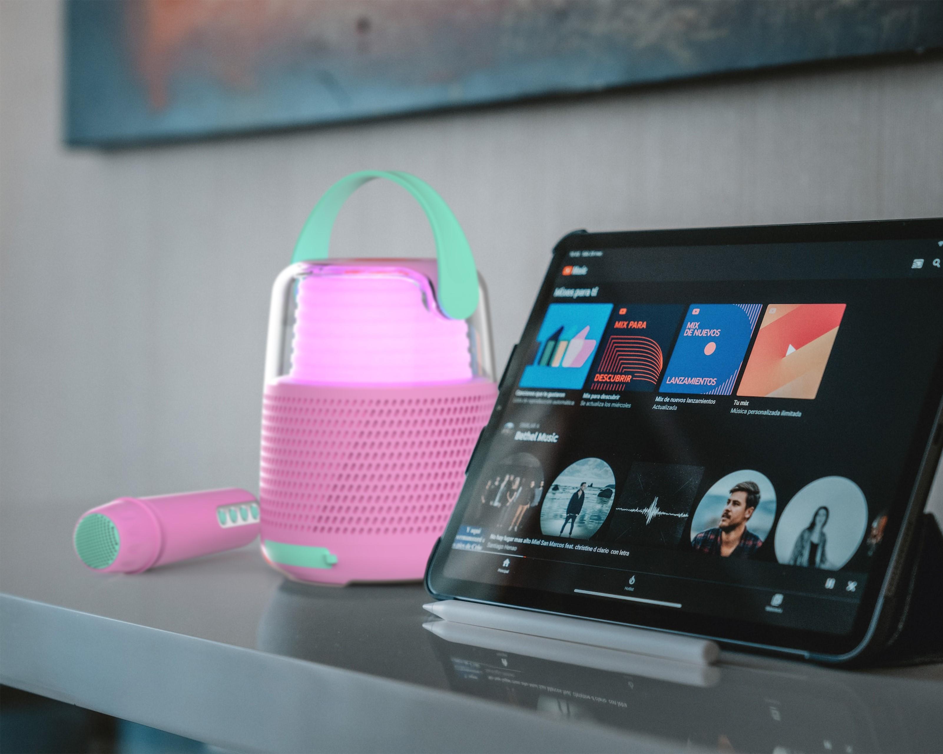 MOB - KS-80 karaoke speaker - Roze