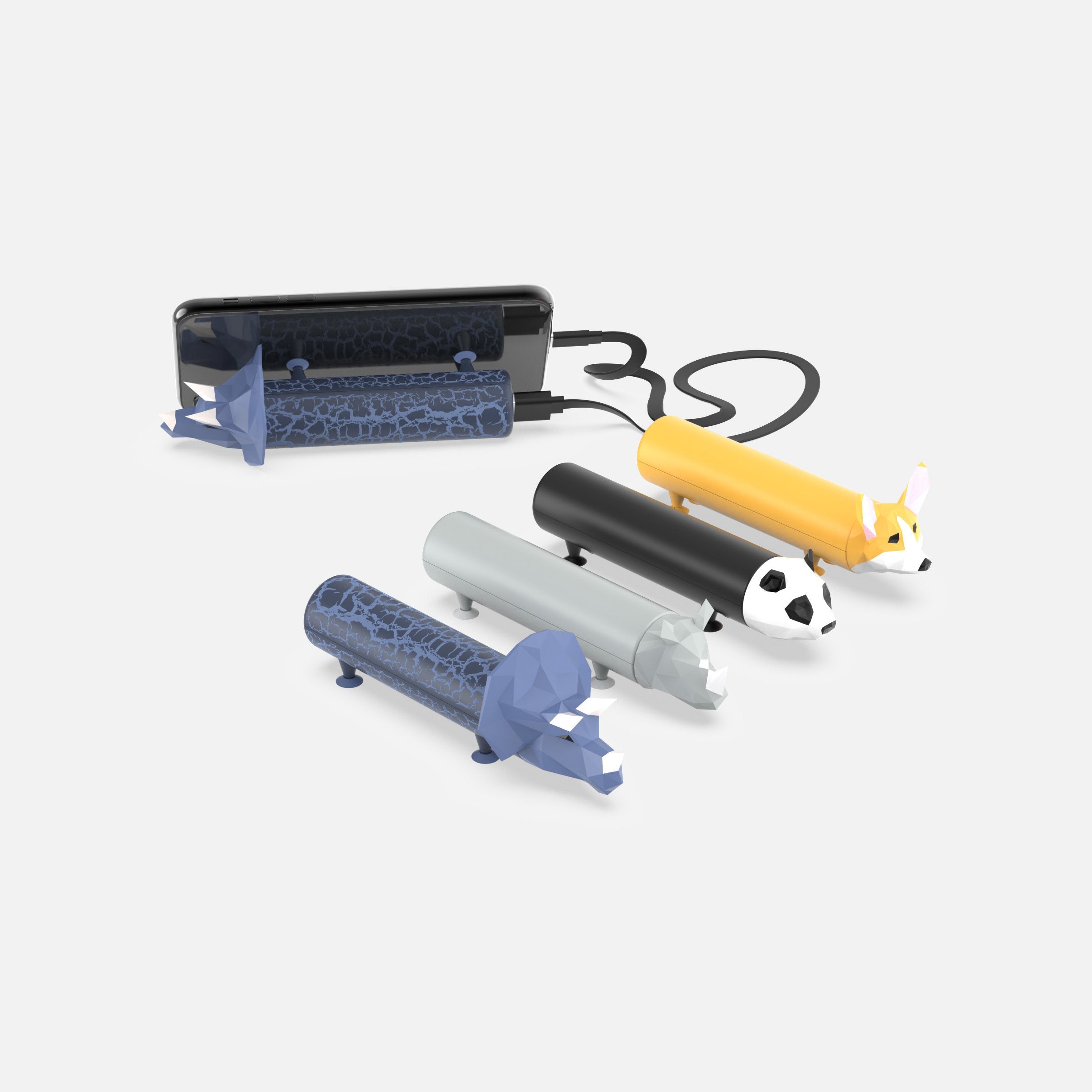 MOB - Power Pets powerbank 4800 mAh - Dino