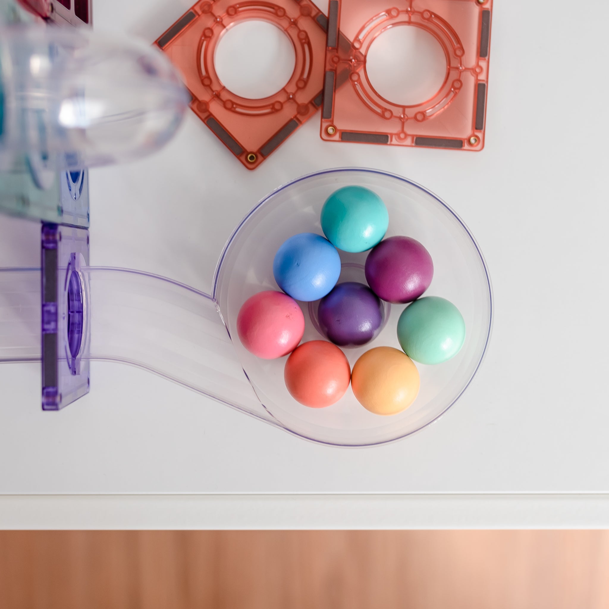 CONNETIX - 16 Reserve ballen voor Ball Run Pastel