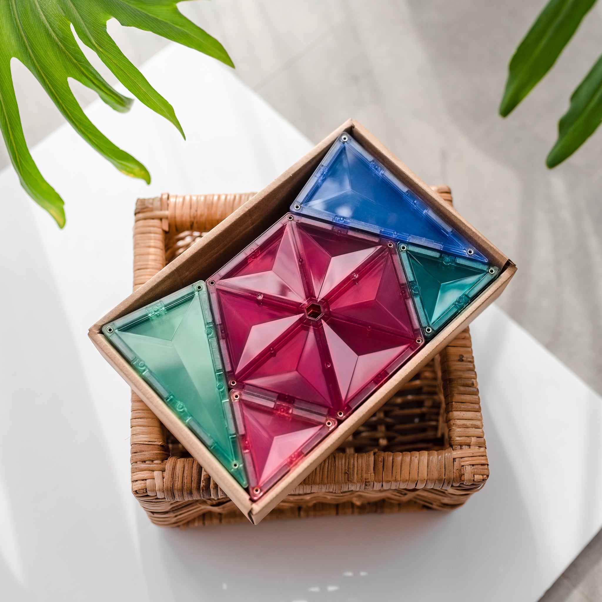 CONNETIX - 40delig Pastel Geometry Pack - magnetisch constructiespeelgoed