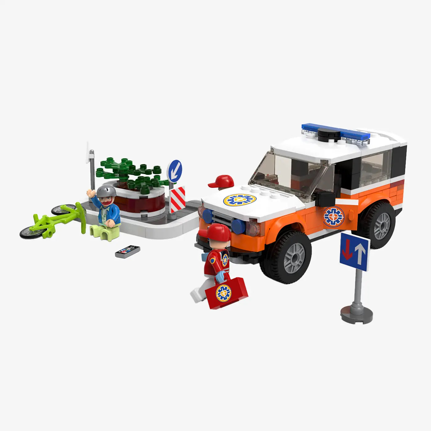 BlueBrixx - Reddingswagen (299 bouwstenen) 6+ jaar - bouwset