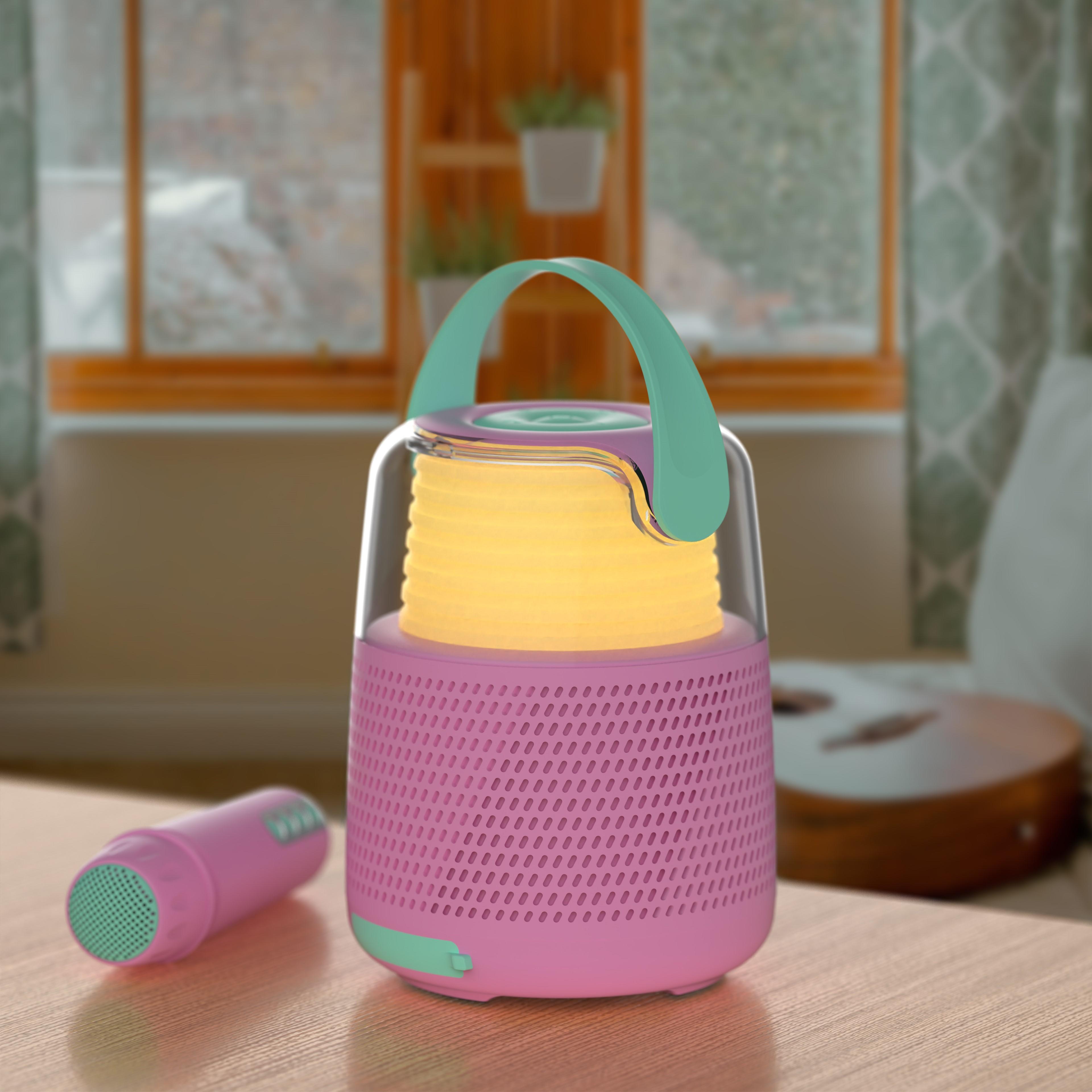 MOB - KS-80 karaoke speaker - Roze