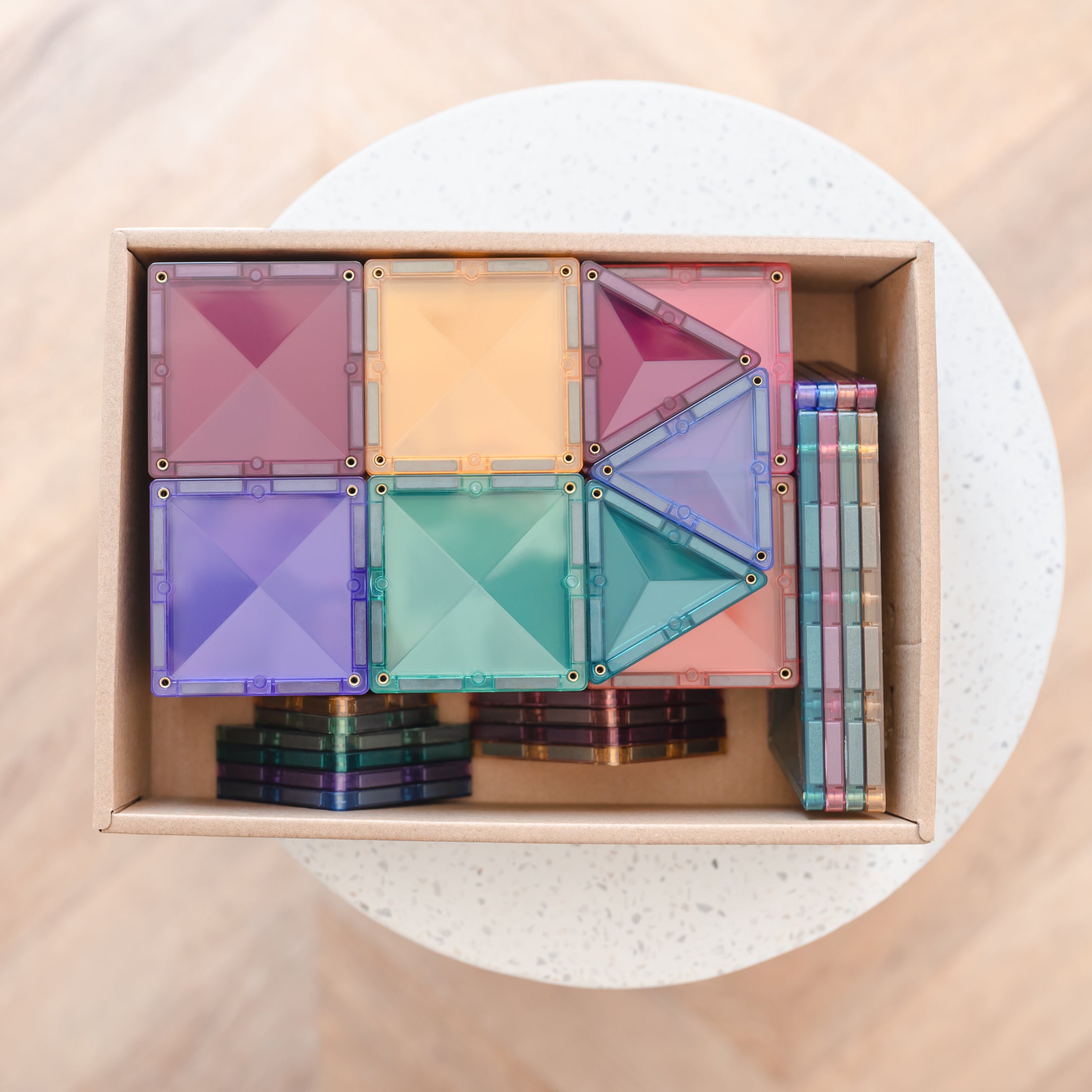 CONNETIX - Pastel Starter Pack 64 stuks - magnetisch constructiespeelgoed