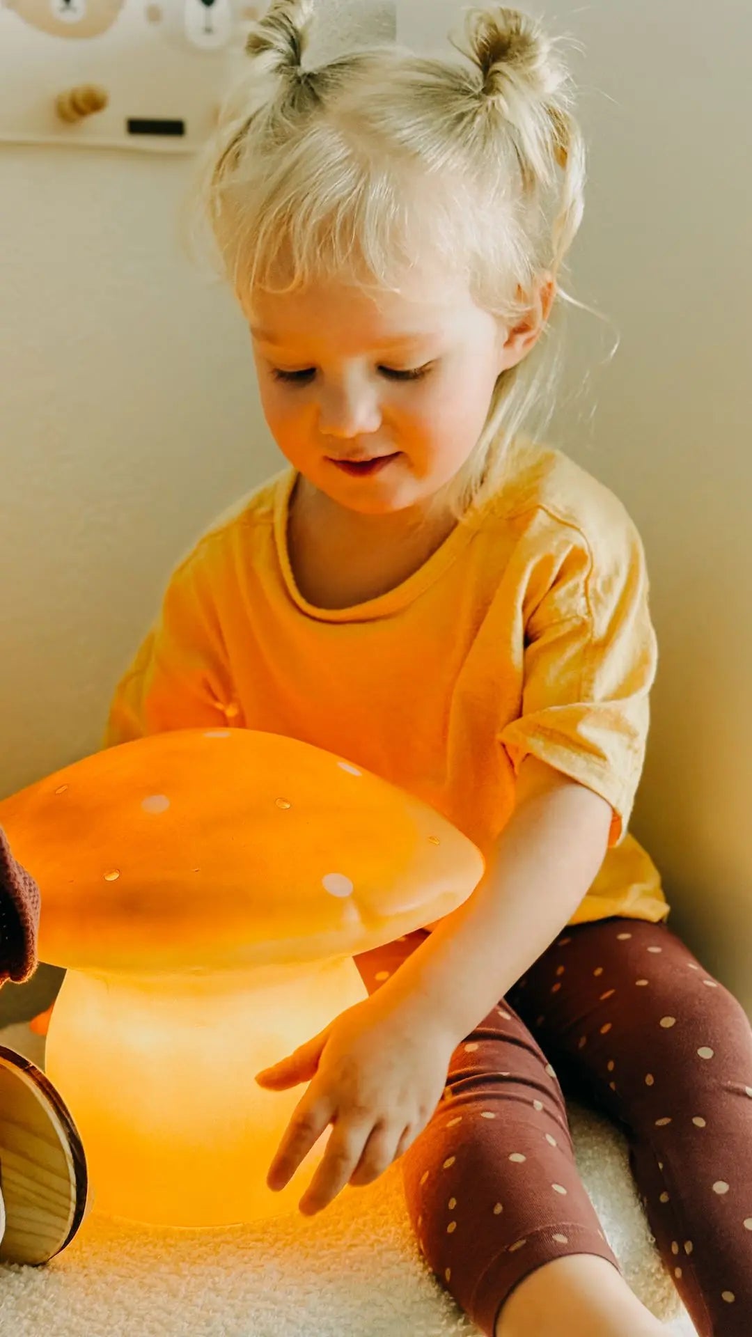 Egmont Toys - Lamp Paddenstoel Goud 29 x 30 cm - Heico