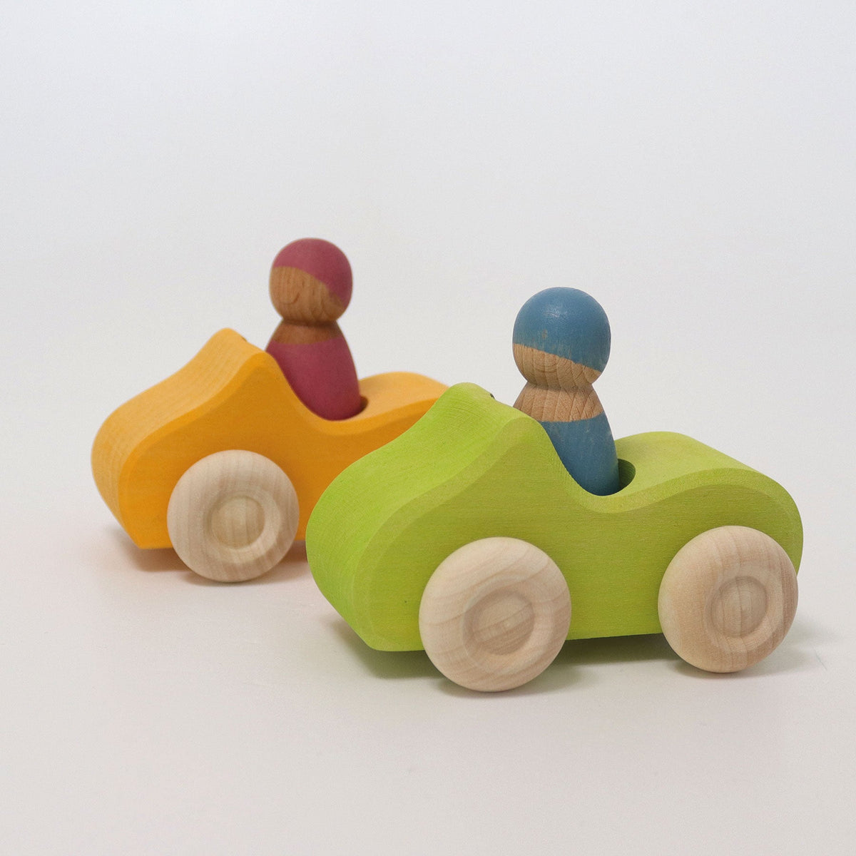 Grimm's - Klein houten cabrio auto groen