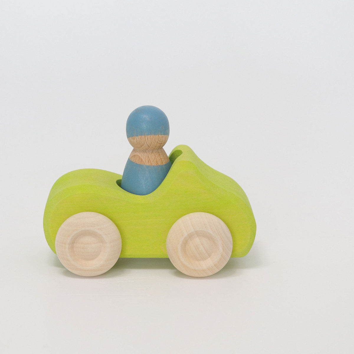 Grimm's - Klein houten cabrio auto groen