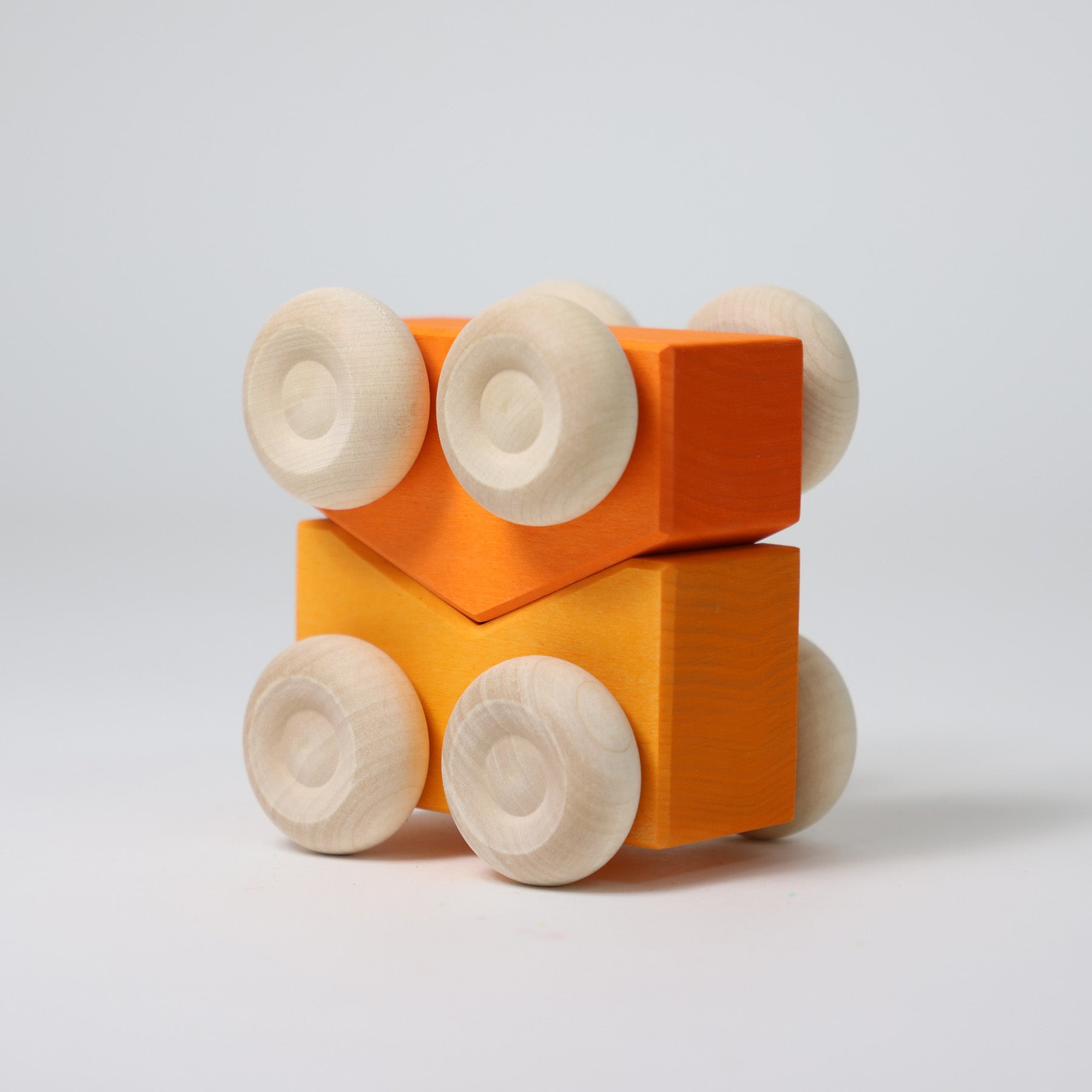 Grimm's - Houten stapel auto's Oranje