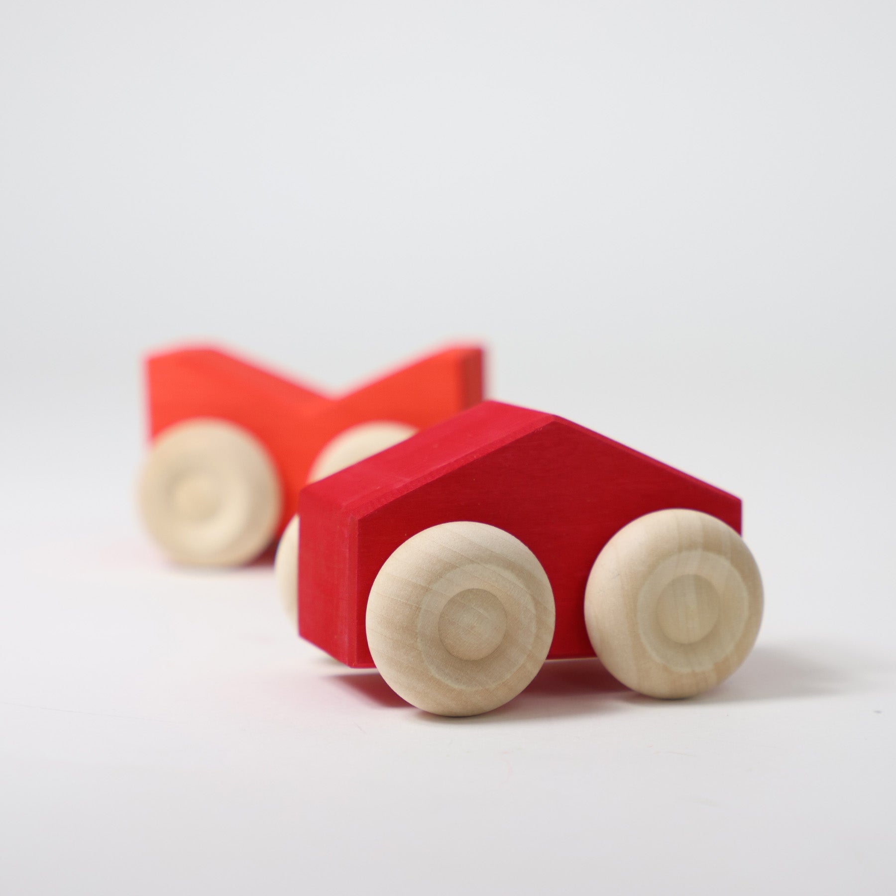 Grimm's - Houten stapel auto's Rood