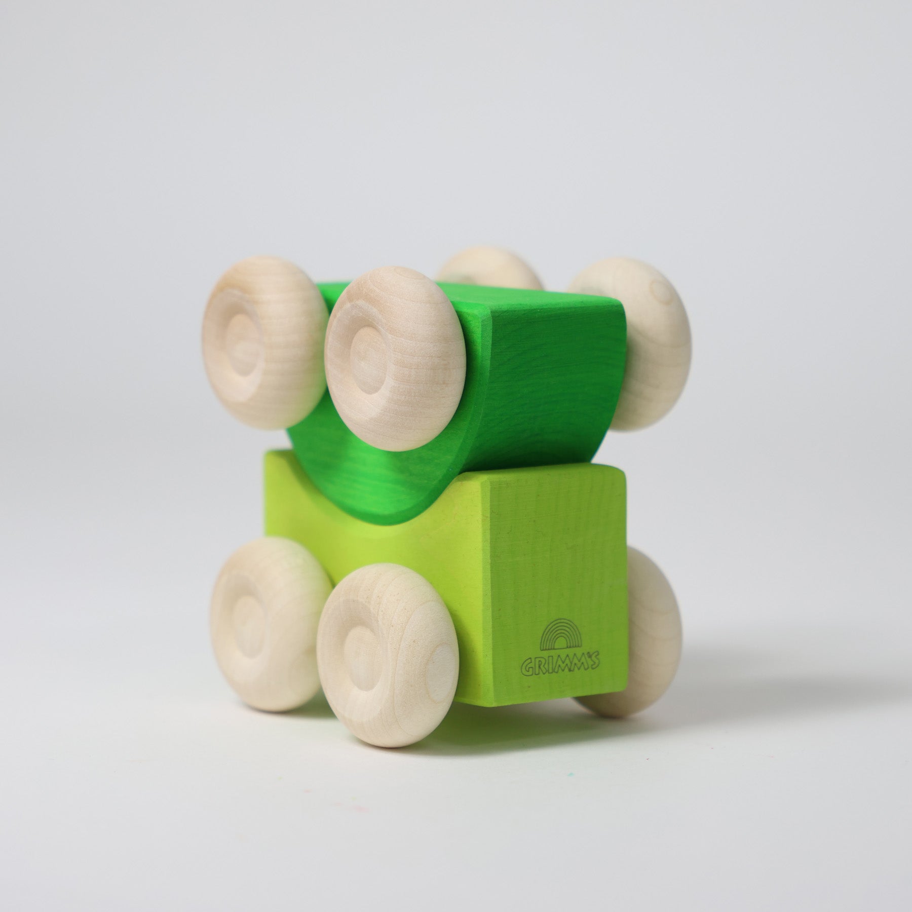 Grimm's - Houten stapel auto's Groen