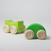 Grimm's - Houten stapel auto's Groen